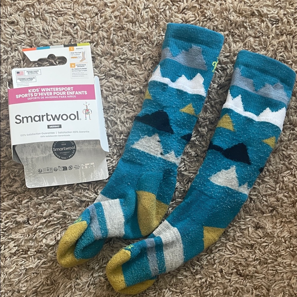 Smartwool ski socks - youth medium